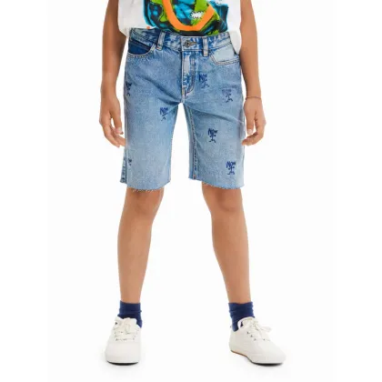 Zdjęcie Desigual Szorty jeansowe 23SBDD01 Niebieski Regular Fit