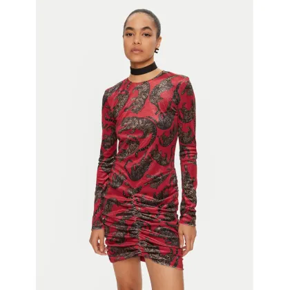 Zdjęcie Just Cavalli Sukienka codzienna 77PAO920 Czerwony Slim Fit