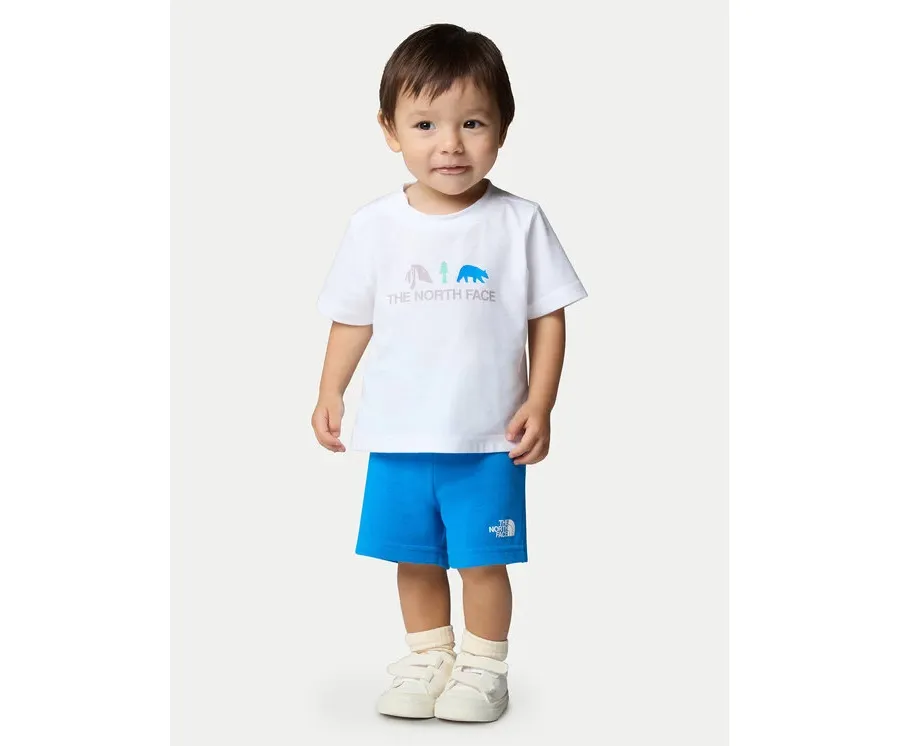 obrazek 1 The North Face Komplet t-shirt i spodenki NF0A8BA3 Niebieski Regular Fit