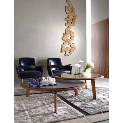 Zdjęcie Okrągły stolik kawowy z Włoch Ø80x55cm - Ulivi Salotti