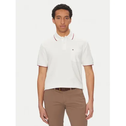 Zdjęcie Tommy Hilfiger Polo MW0MW38457 Biały Classic Fit