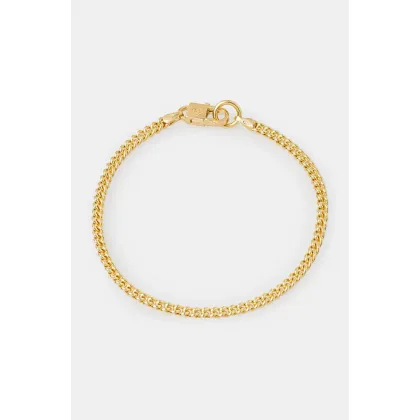 Zdjęcie HATTON LABS bransoletka pozłacana Round Curb Bracelet M HL.W4.353.GL