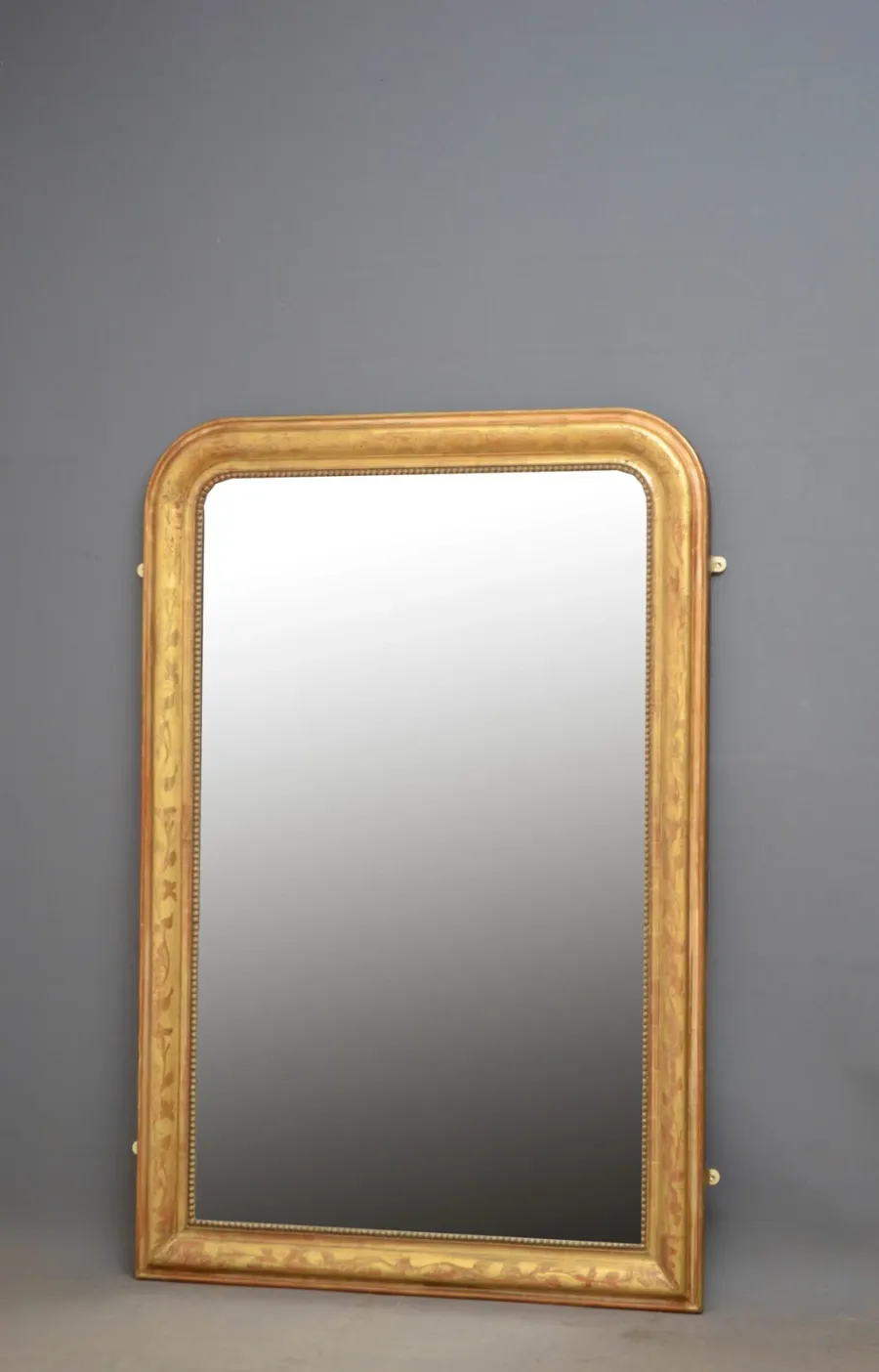 obrazek 3 Atrakcyjne pozłacane XIX-wieczne lustro Giltwood
