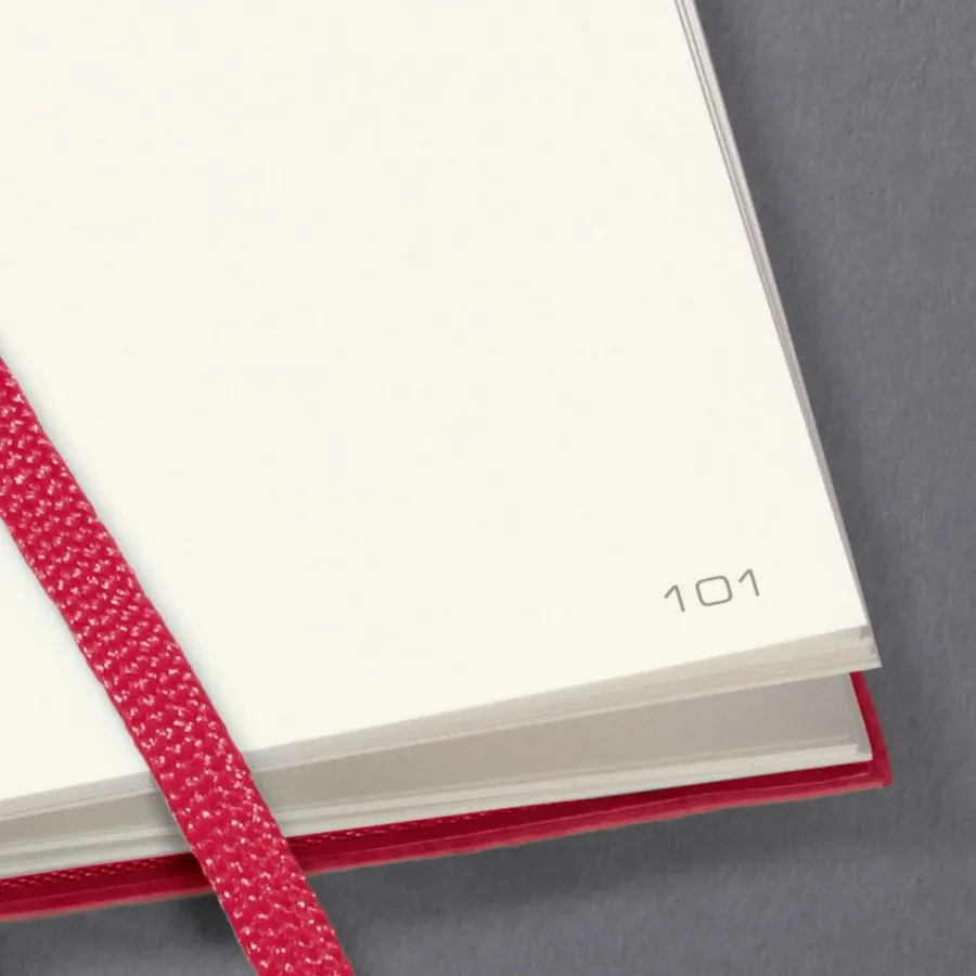 obrazek 4 Oryginalne notesy w miękkich okładkach z kolekcji Felt - Coral Red
