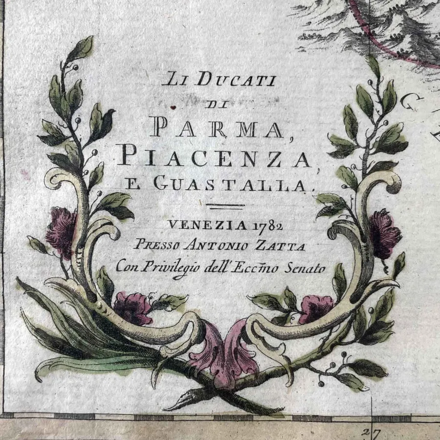obrazek 3 Zatta Antonio Księstwa Parmy Piacenza i Guastalla Wenecja z 1782 roku