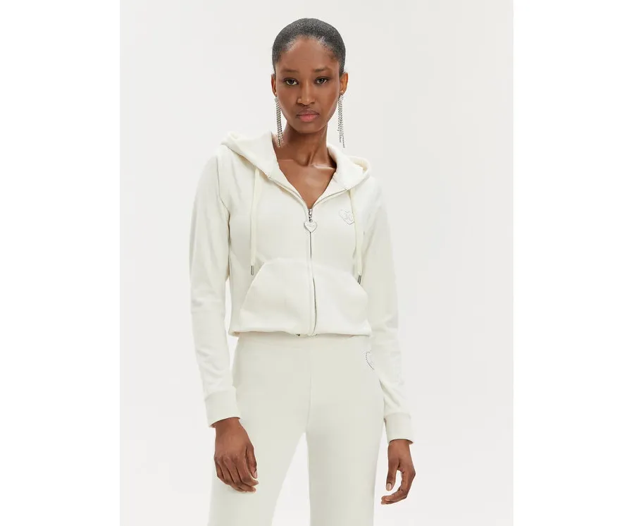 obrazek 1 Juicy Couture Bluza Rodeo Robertson JCBAS223822 Écru Slim Fit