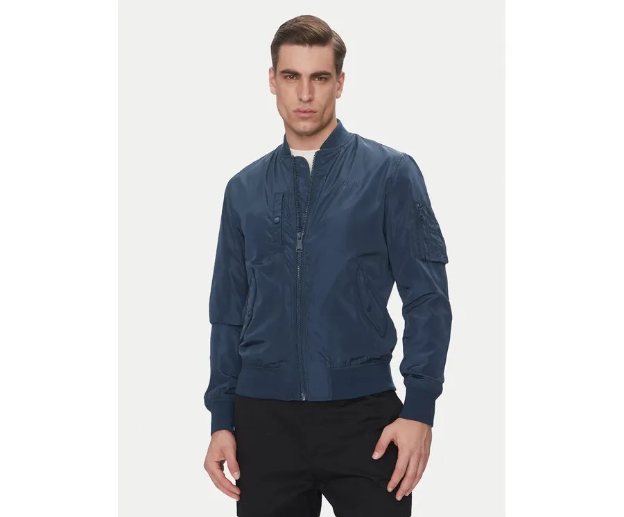 obrazek 1 SCHOTT N.Y.C. Kurtka bomber Airstar Granatowy Regular Fit