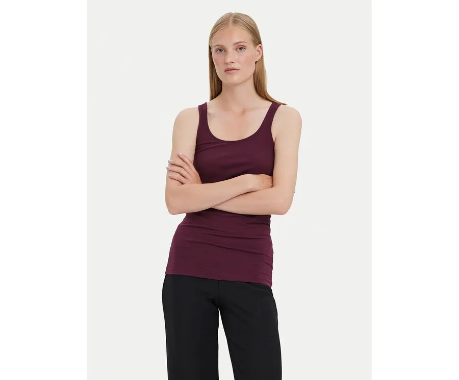 obrazek 1 Vero Moda Top Maxi 10185110 Fioletowy Regular Fit