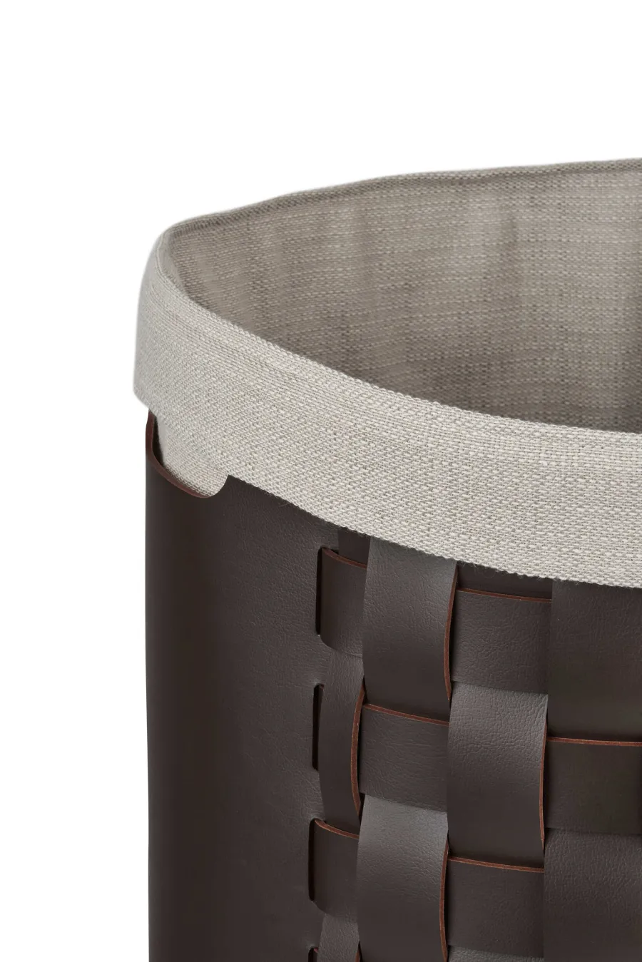 obrazek 4 Stylowa torba tekstylna Ø40xH40 cm do okrągłego kosza