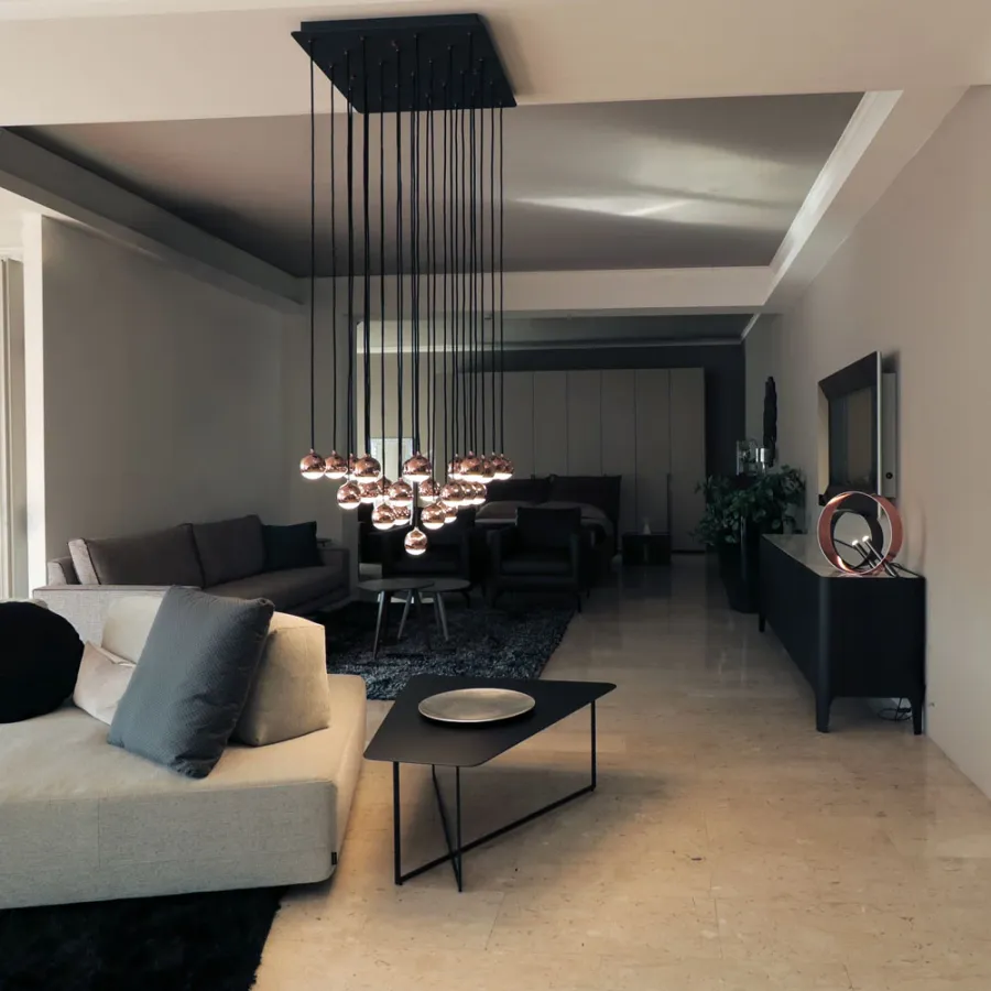 obrazek 2 Luksusowy żyrandol, lampa wisząca do nowoczesnych pomieszczeń