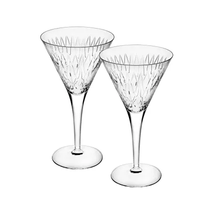 Zdjęcie Piękny zestaw dwóch kieliszków do martini Astro o stonowanym designie - Vista Alegre