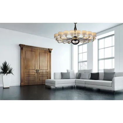 Picture Italian luxury chandelier made of Murano glass - Lucevetro