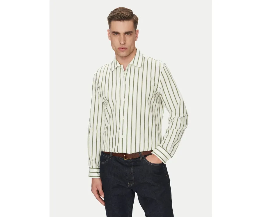 obrazek 1 Marc O'Polo Koszula 522 7216 42598 Zielony Regular Fit
