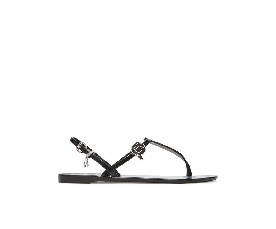 obrazek 1 KARL LAGERFELD Sandały Jelly KL80002G Czarny