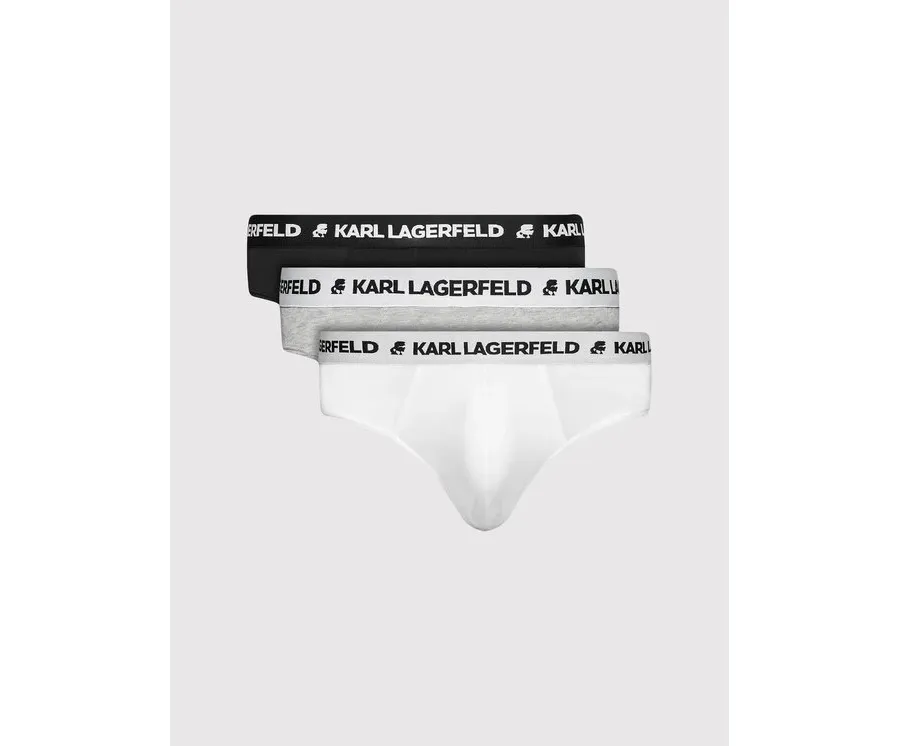 obrazek 1 KARL LAGERFELD Komplet 3 par slipów Logo 211M2103 Kolorowy