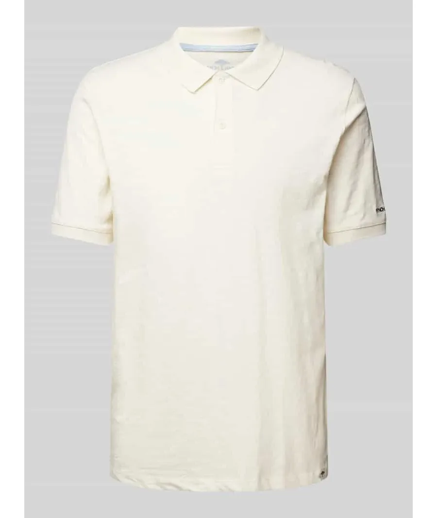 obrazek 1 Koszulka polo o kroju regular fit w jednolitym kolorze