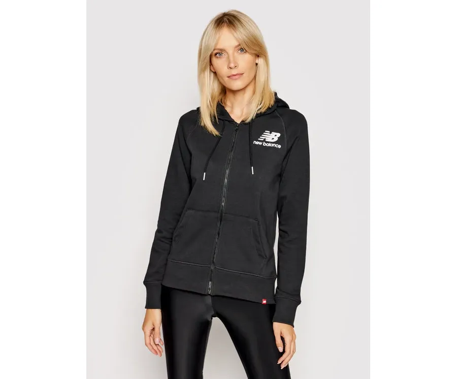 obrazek 1 New Balance Bluza Essentials WJ03530 Czarny Relaxed Fit