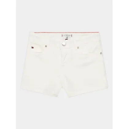 Zdjęcie Tommy Hilfiger Szorty jeansowe Nora KG0KG07243 D Biały Skinny Fit
