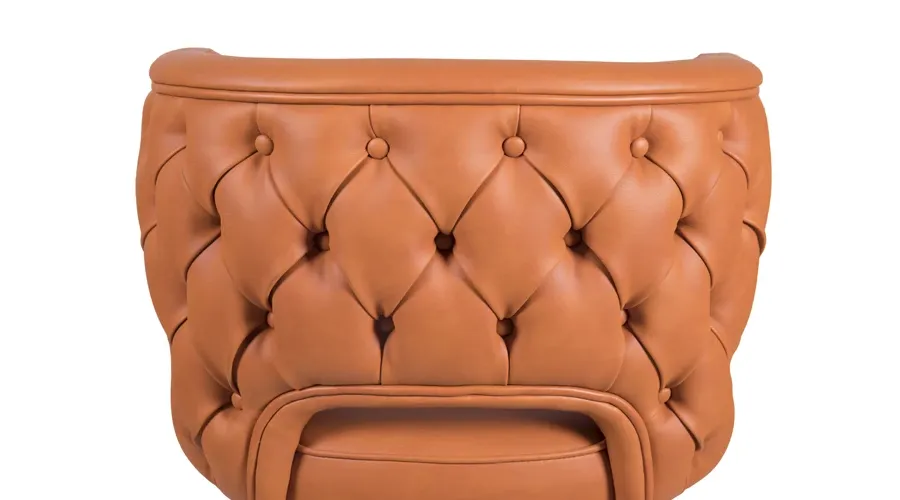 obrazek 7 Skórzane portugalskie krzesło barowe