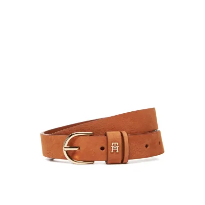 Zdjęcie Tommy Hilfiger Pasek Damski Essential Effortless 2.5 Nubuck AW0AW17930 Brązowy