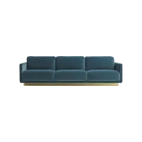 Zdjęcie Niebieska luksusowa sofa do salonu – Daytona