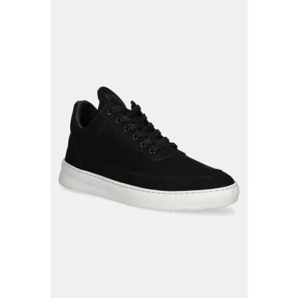 Zdjęcie Filling Pieces sneakersy nubukowe Low Top Ripple Nubuck męskie kolor czarny 25122841861