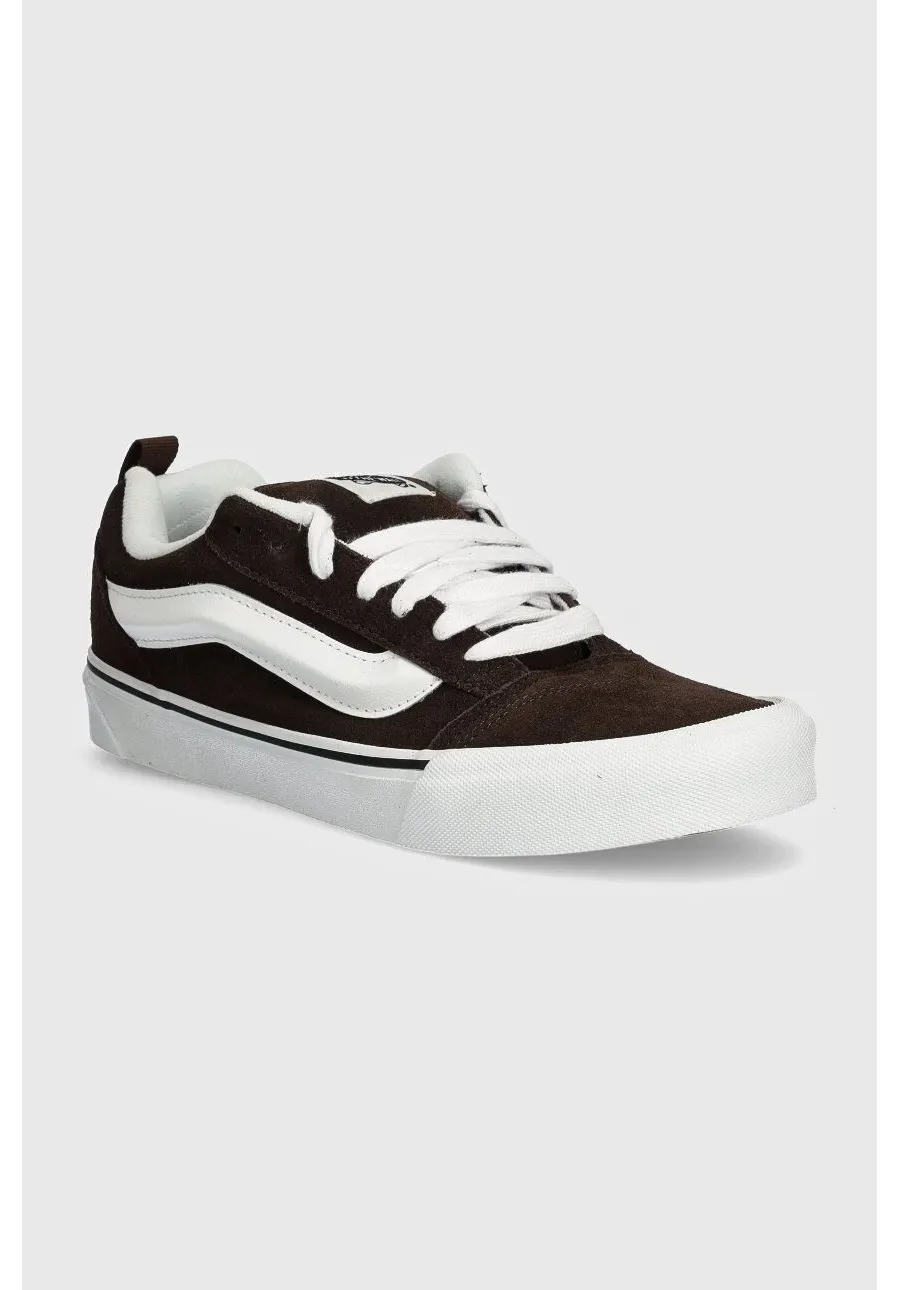 obrazek 1 Vans tenisówki zamszowe Knu Skool kolor brązowy VN0009QCNWH1