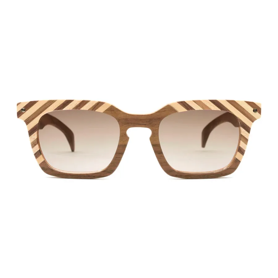 obrazek 1 Okulary przeciwsłoneczne z ozdobnymi paskami - Legno Light