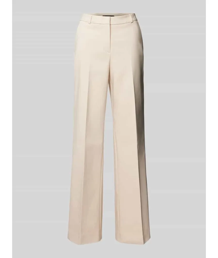 obrazek 1 Spodnie materiałowe z prostą nogawką w kant