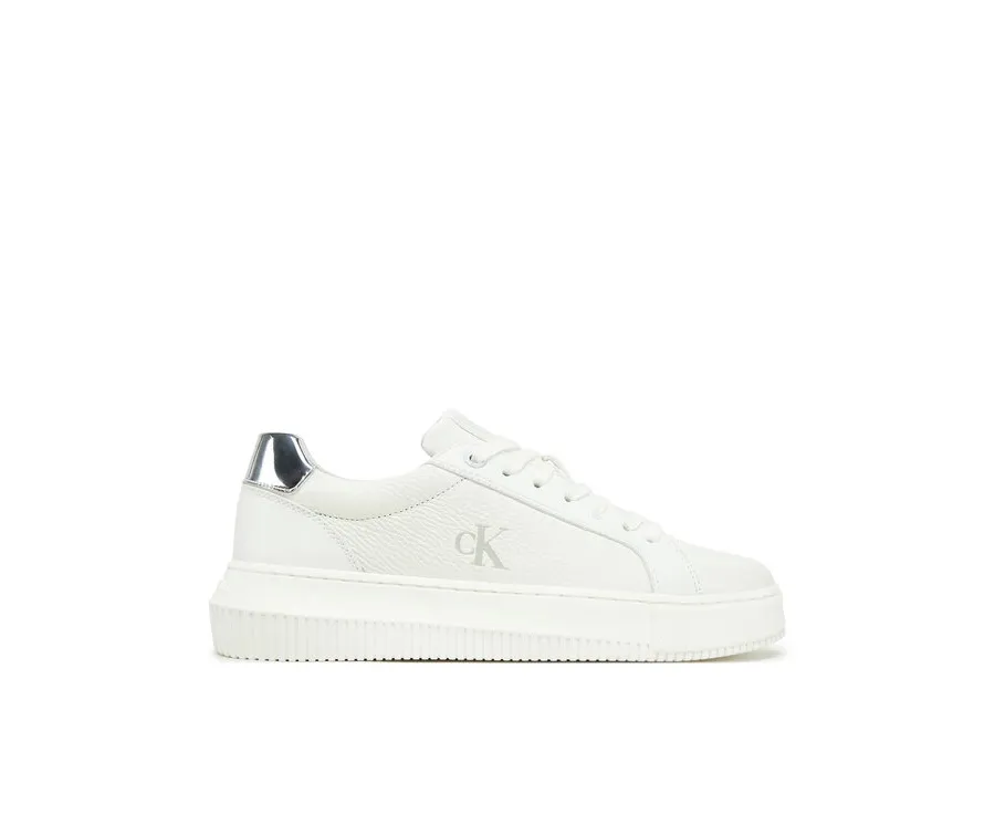 obrazek 1 Calvin Klein Jeans Sneakersy Chunky Cupsole Low Mg YW0YW01769 Biały