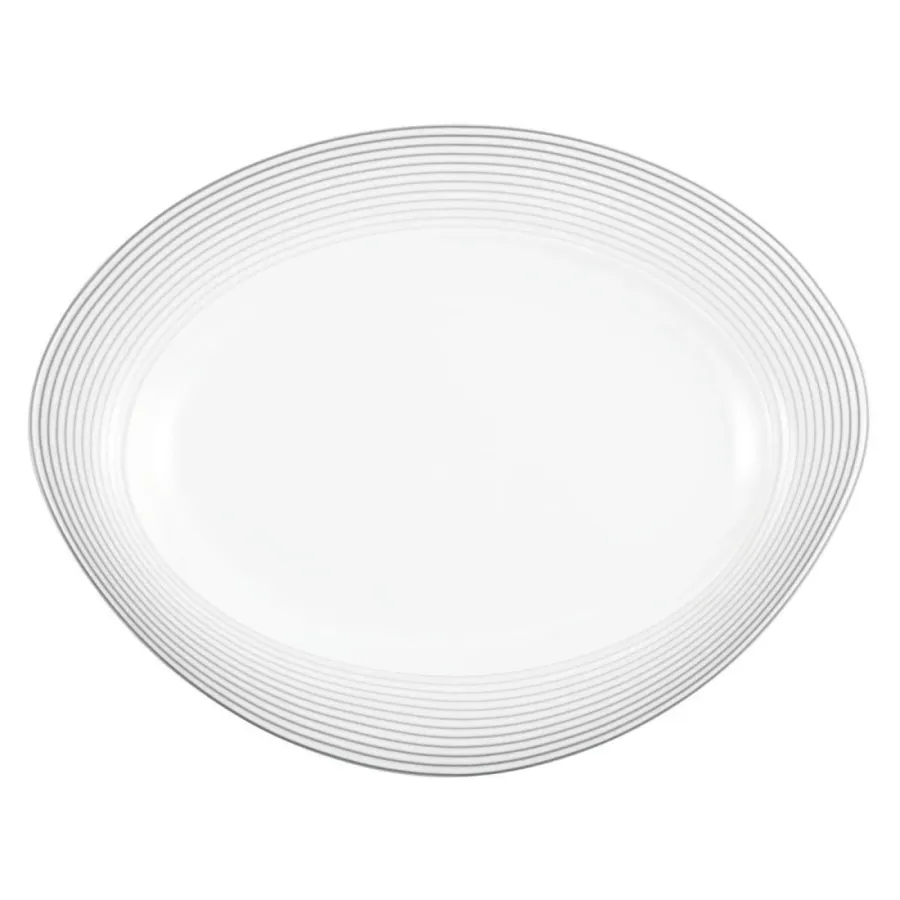 obrazek 1 Średni owalny półmisek z porcelany 30,5x24 cm z Niemiec - Seltmann Weiden