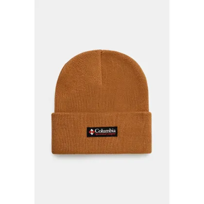 Zdjęcie Columbia czapka City Trek Heavyweight kolor brązowy