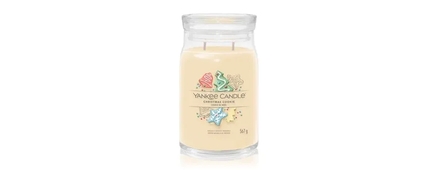 obrazek 1 Yankee Candle Christmas Cookie Signature Jar Świeca zapachowa 567 g