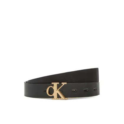 Zdjęcie Calvin Klein Pasek Damski Monogram Plaque Buckle 25Mm Rev LV04K7005G Czarny