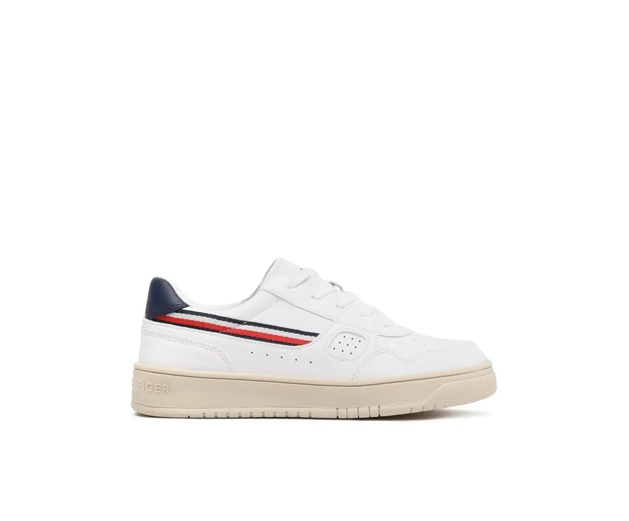 obrazek 1 Tommy Hilfiger Sneakersy Stripes Low Cut Lace-Up Sneaker T3X9-32848-1355 S Biały