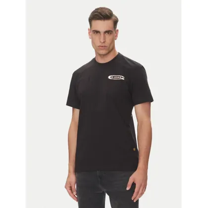 Zdjęcie G-Star Raw T-Shirt Back Gr Arch D26047-C336 Czarny Regular Fit