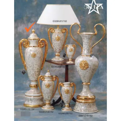 Zdjęcie Zjawiskowy duży ceramiczny wazon do salonu