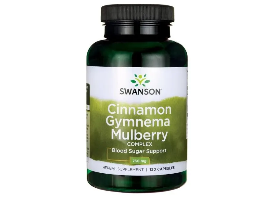 obrazek 1 Swanson Kompleks Cynamonu, Gymnemy i Morwy Kapsułki