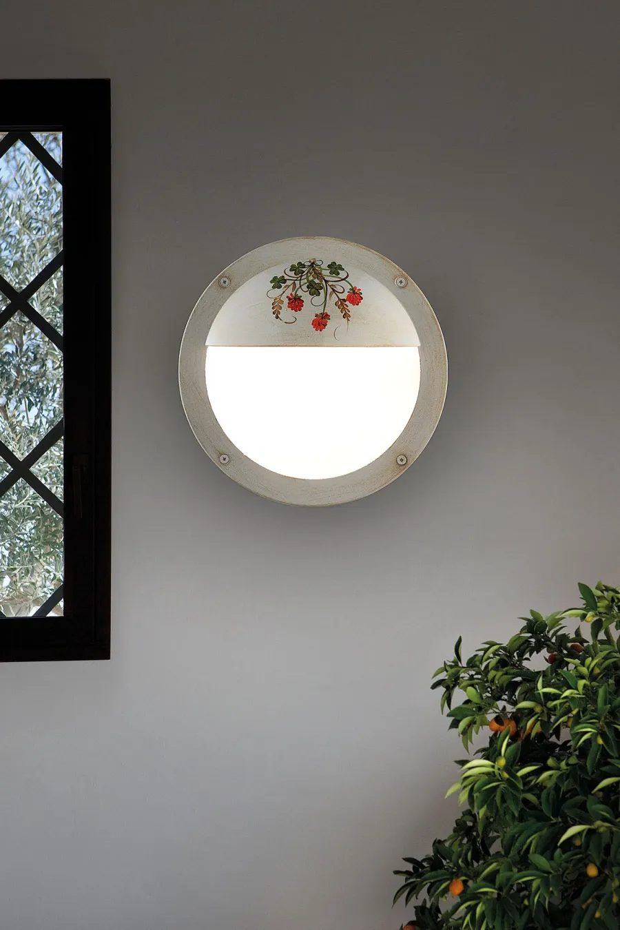 obrazek 2 Elegancka włoska zewnętrzna lampa ścienna