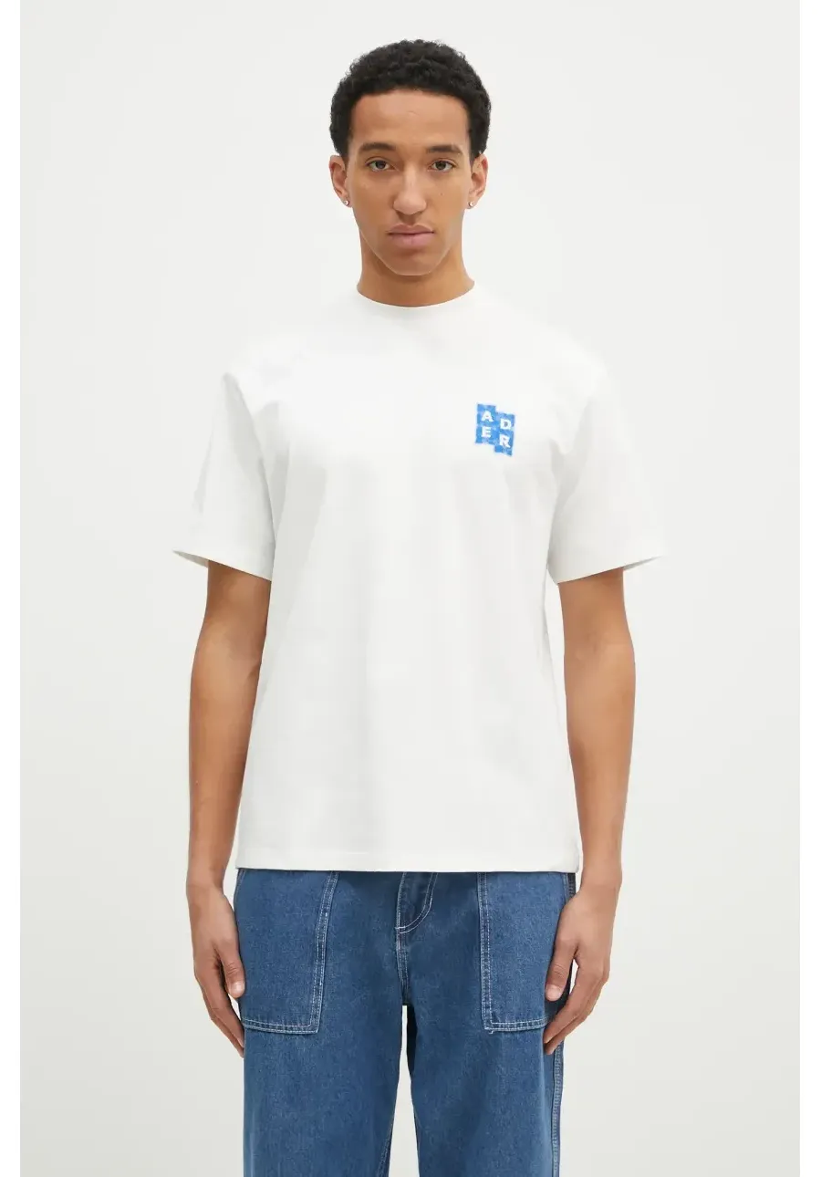 obrazek 1 Ader Error t-shirt męski kolor biały z nadrukiem BMSGFYTS0104OW