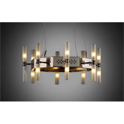 Zdjęcie Unikalny ośmiokątny żyrandol w stylu współczesnym – Il Paralume Marina