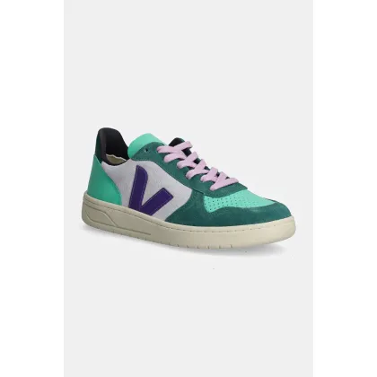 Zdjęcie Veja sneakersy skórzane V-10 kolor zielony VX0303670A