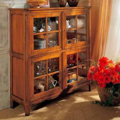 Zdjęcie Klasyczna witryna z drewna litego