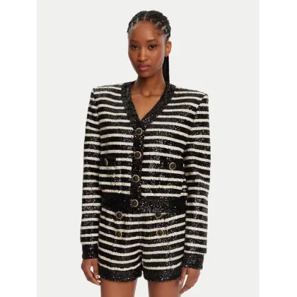 Zdjęcie Balmain Marynarka DF1KL180XJ31 Czarny Regular Fit