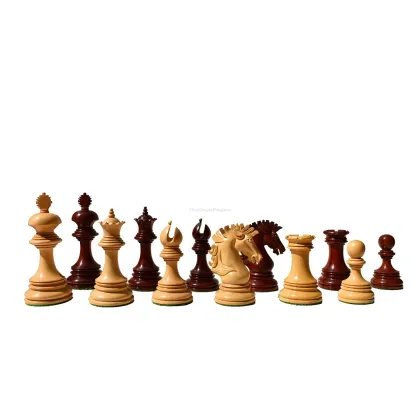 Zdjęcie Wykonane z najwyższej jakości drewna figury do królewskiej gry - The Chess Empire