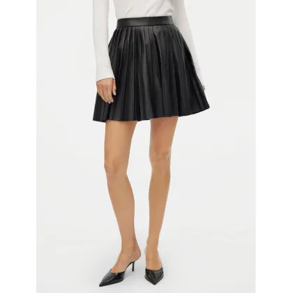 Zdjęcie Vero Moda Spódnica z imitacji skóry Naomielly 10316312 Czarny Regular Fit