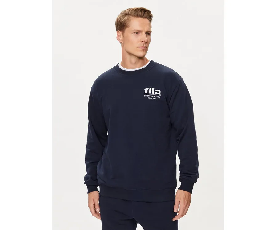 obrazek 1 Fila Bluza FAM0671 Granatowy Relaxed Fit