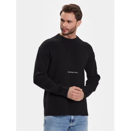 Zdjęcie Calvin Klein Jeans Sweter J30J322859 Czarny Regular Fit