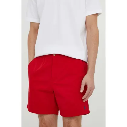 Zdjęcie Polo Ralph Lauren szorty męskie kolor czerwony