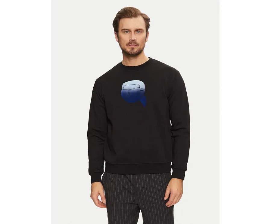 obrazek 1 KARL LAGERFELD Bluza 705432 551942 Czarny Regular Fit